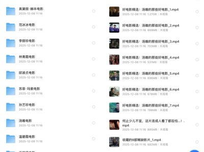 知名女星珍藏经典电影大合集，共15位人间尤物，1080P内嵌中文字幕